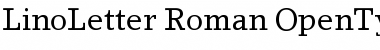 Download Lino Letter Roman Font Title Preview