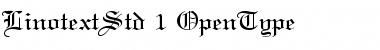 Download Linotext Std Regular Font Title Preview