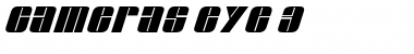 Download Camera's Eye 3 Italic Font