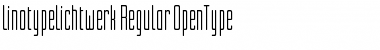 Download LinotypeLichtwerk Regular Font Title Preview