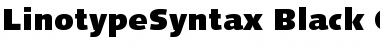 Download LinotypeSyntax Black Font Title Preview