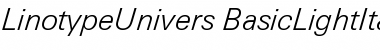 Download LinotypeUnivers Font