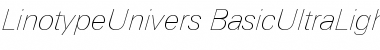 Download LinotypeUnivers Font