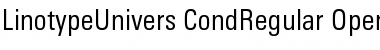 Download LinotypeUnivers Font
