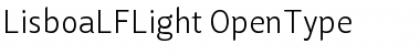 Download Lisboa LF Light Regular Font Title Preview