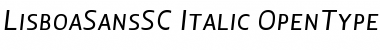 Download Lisboa Sans SC Italic Font Download Lisboa Sans SC Italic Font