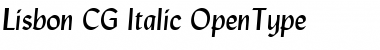 Download Lisbon CG Italic Font Title Preview Download Lisbon CG Italic Font Title Preview