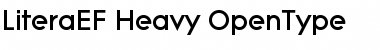 Download LiteraEF Heavy Font Title Preview