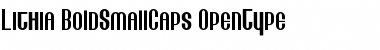 Download Lithia BoldSmallCaps Font Title Preview