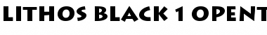 Download Lithos Black Font Title Preview