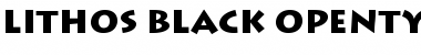 Download Lithos Black Font Title Preview