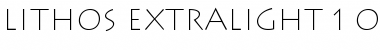 Download Lithos ExtraLight Font Title Preview Download Lithos ExtraLight Font Title Preview