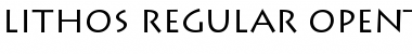Download Lithos Regular Font Title Preview