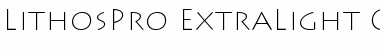 Download Lithos Pro Extra Light Font Title Preview Download Lithos Pro Extra Light Font Title Preview