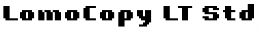 Download LomoCopy LT Std Butt Regular Font Title Preview