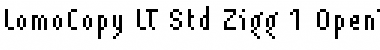 Download LomoCopy LT Std Zigg Regular Font Title Preview