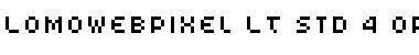 Download LomoWebPixel LT Std 4 Regular Font Title Preview Download LomoWebPixel LT Std 4 Regular Font Title Preview