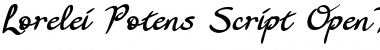 Download Lorelei Potens Script Font