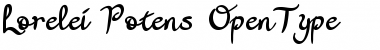 Download Lorelei Potens Potens Font Title Preview