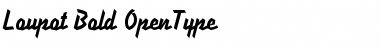 Download Loupot Bold Font Title Preview