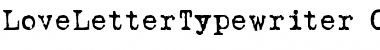 Download LoveLetterTypewriter Regular Font Title Preview
