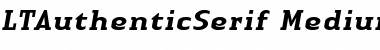 Download LTAuthenticSerif Medium Regular Font Title Preview