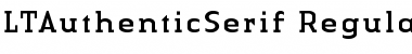 Download LTAuthenticSerif Regular Font Title Preview
