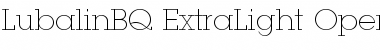 Download Lubalin BQ Regular Font Title Preview