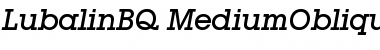 Download Lubalin BQ Regular Font Title Preview