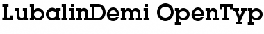 Download Lubalin Demi Font Title Preview Download Lubalin Demi Font Title Preview