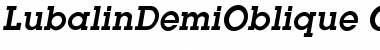 Download Lubalin DemiOblique Font Title Preview Download Lubalin DemiOblique Font Title Preview