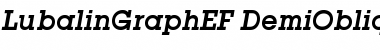 Download LubalinGraphEF DemiOblique Font Title Preview Download LubalinGraphEF DemiOblique Font Title Preview