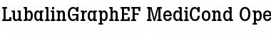 Download LubalinGraphEF MediCond Font Title Preview Download LubalinGraphEF MediCond Font Title Preview