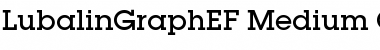 Download LubalinGraphEF Medium Font Title Preview Download LubalinGraphEF Medium Font Title Preview