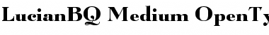 Download LucianBQ Medium Font Title Preview
