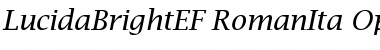 Download LucidaBrightEF Font