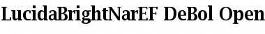 Download LucidaBrightNarEF Font