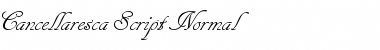 Download Cancellaresca Script Normal Font