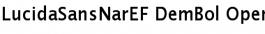 Download LucidaSansNarEF Font