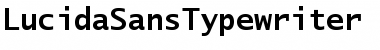 Download Lucida Sans Typewriter Bold Font