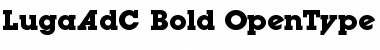 Download LugaAdC Bold Font Title Preview