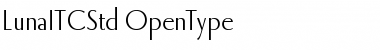 Download Luna ITC Std Regular Font Title Preview