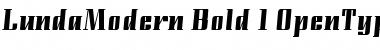 Download LundaModern Bold Font Title Preview
