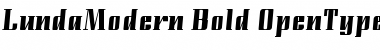 Download LundaModern Bold Font Title Preview