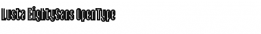 Download Lusta EightySans Font Title Preview