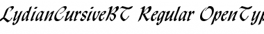 Download Lydian Cursive Font