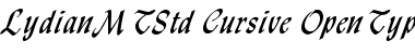 Download Lydian MT Std Font