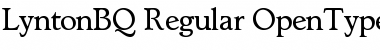 Download Lynton BQ Regular Font Title Preview Download Lynton BQ Regular Font Title Preview