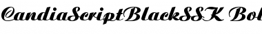 Download CandiaScriptBlackSSK Bold Font