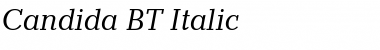 Download Candida BT Italic Font
